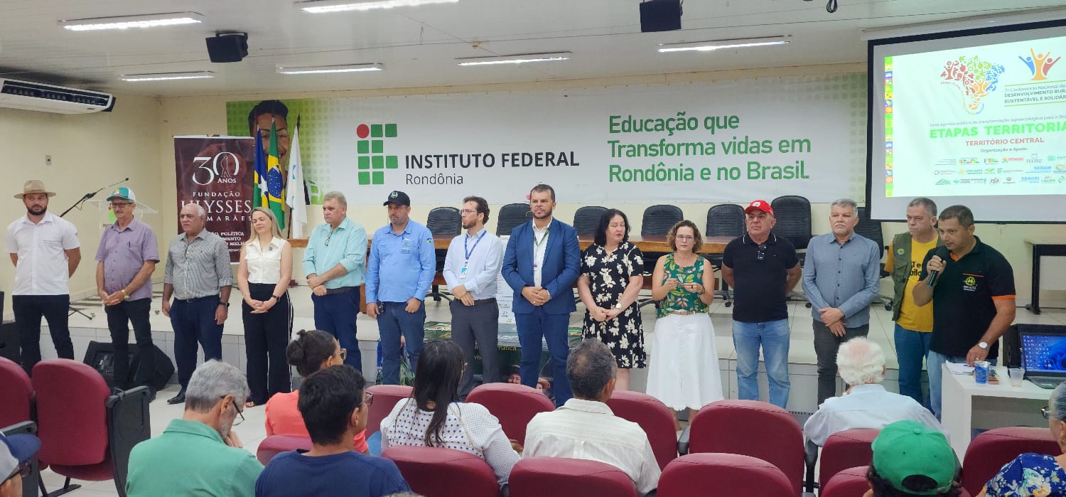 FUG-RO participa da 3ª Conferência Territorial do Desenvolvimento Rural Sustentável em Ji-Paraná