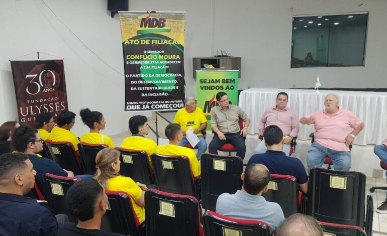 MDB de Rondônia promove Ato de Filiação e atrai novas lideranças em Porto Velho