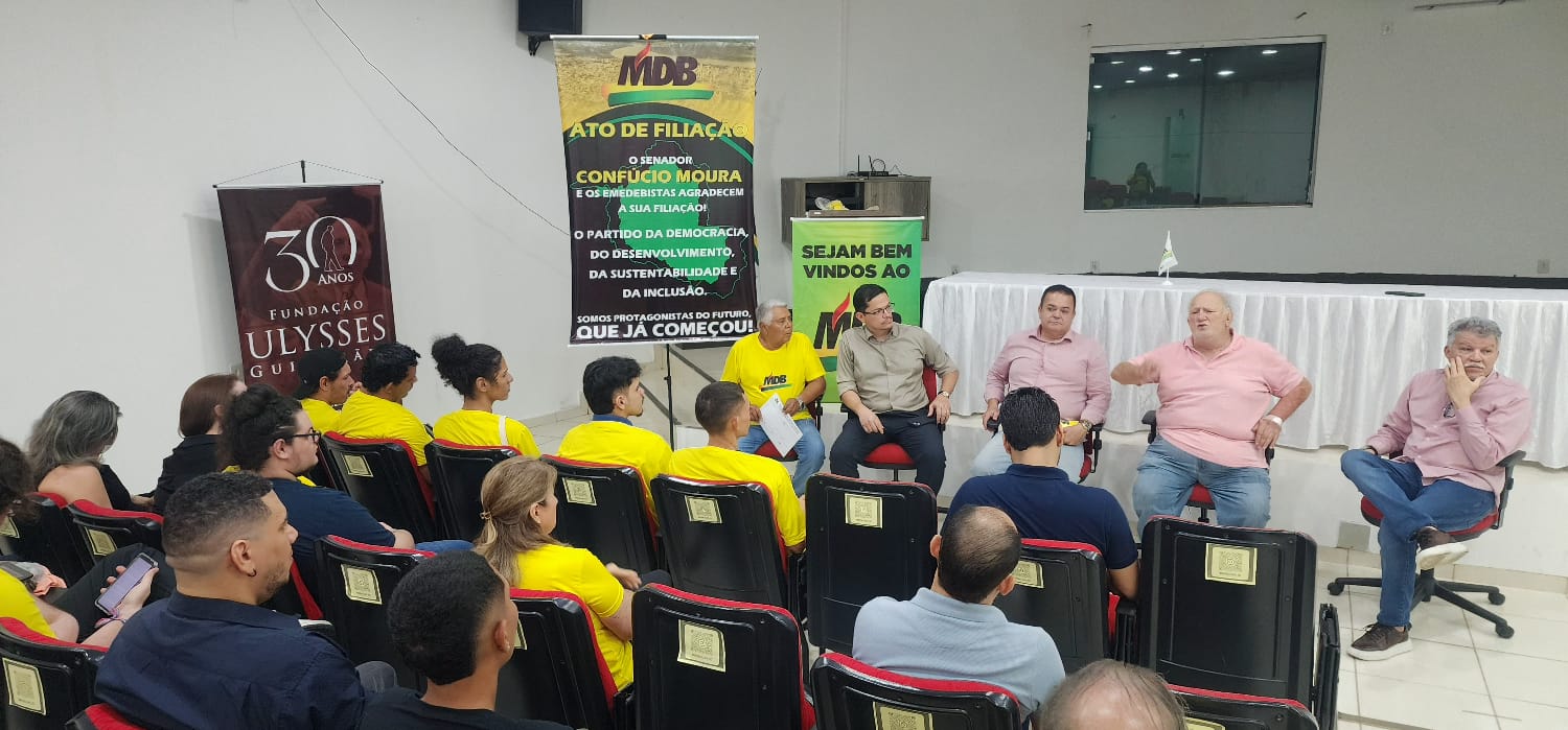 MDB de Rondônia promove Ato de Filiação e atrai novas lideranças em Porto Velho