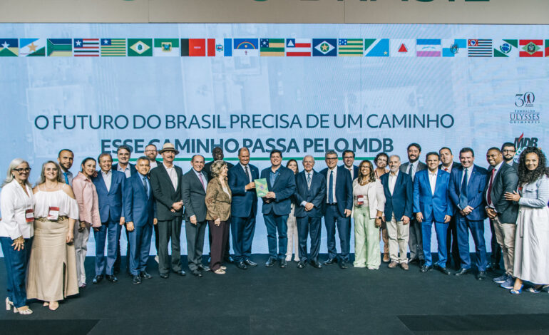 MDB lança documento “Caminhos para o Brasil” com propostas para o futuro do país
