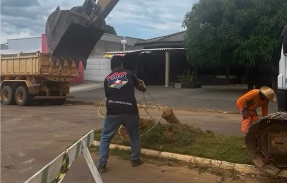 Articulação da vereadora Rayana Bueno (MDB) viabiliza construção de rotatória em Cacaulândia