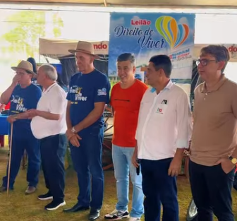 Prefeito Jeverson Lima (MDB) prestigia 19ª edição do Leilão Direito de Viver em Jaru