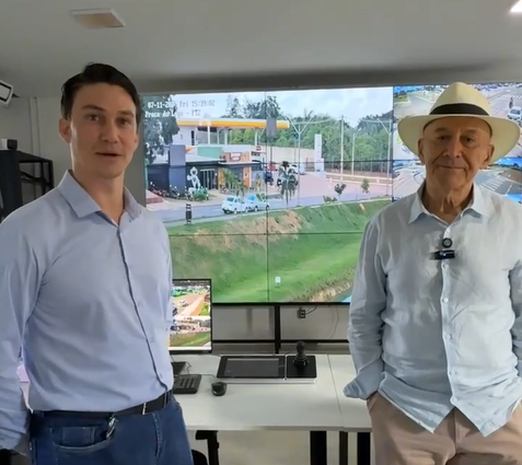 “Big Brother de Ariquemes”: Confúcio Moura conhece projeto “Cidade Inteligente” e elogia impacto na segurança