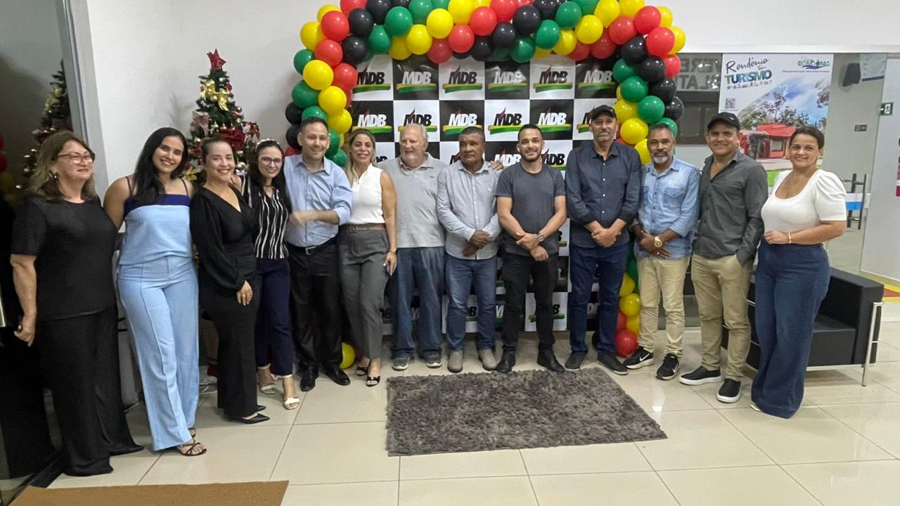 Vereador Serginho Castilho é eleito presidente do MDB de Ouro Preto do Oeste para o biênio 2025–2027