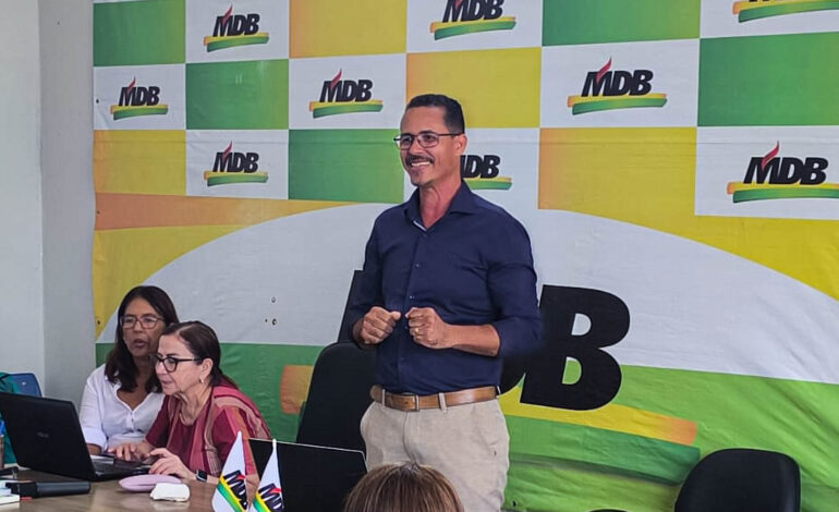 Robson Rosa é eleito por unanimidade para a presidência do MDB de Cacoal
