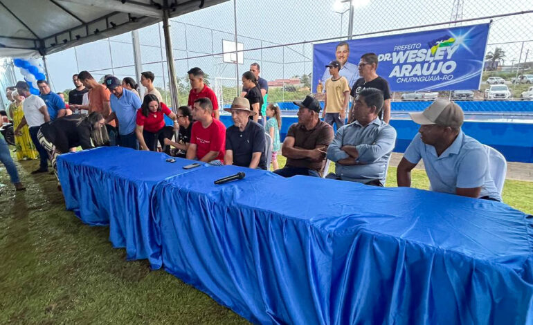 Chupinguaia recebe o novo Parque das Araras: investimento do senador Confúcio Moura é entregue à população