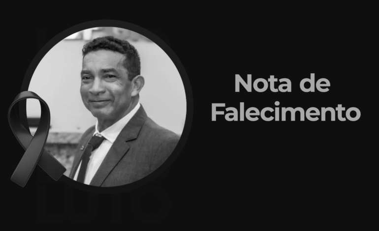 Nota de falecimento Negão do Caminhão